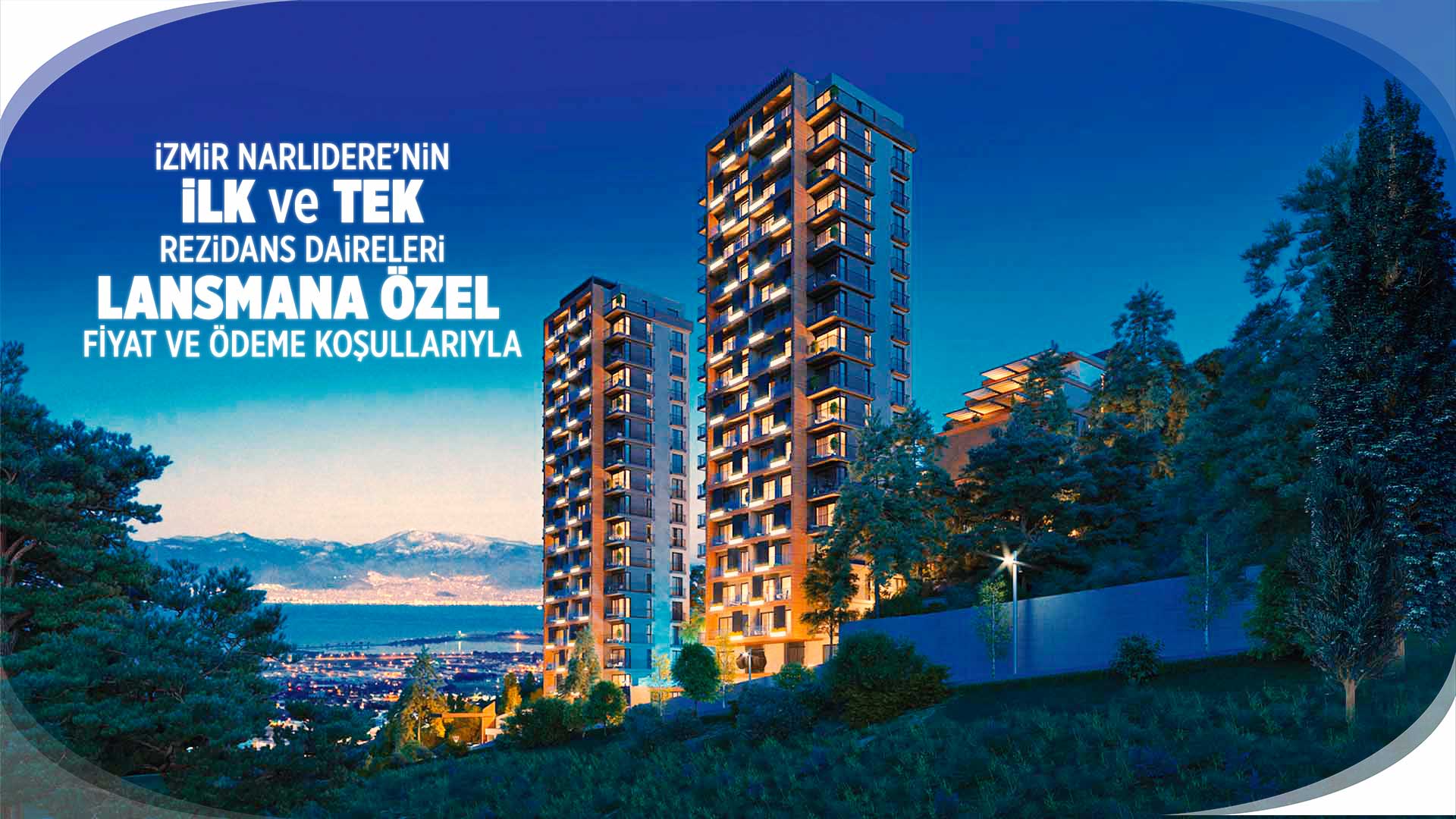 izmir manzarali daireler